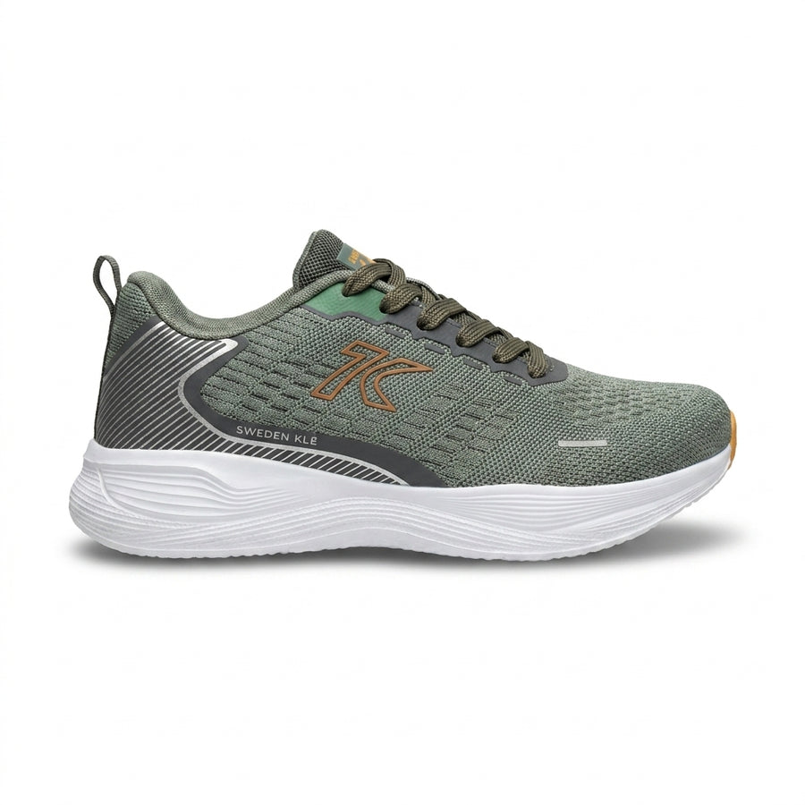 Baskets Homme Sweden KLE Kaki & Vert – Importées d’Espagne 🇪🇸