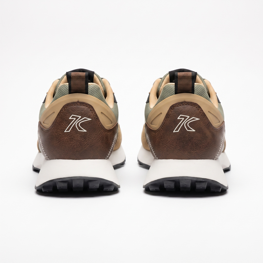 Baskets Homme Sweden KLE – Importées d’Espagne 🇪🇸 – Kaki & Beige