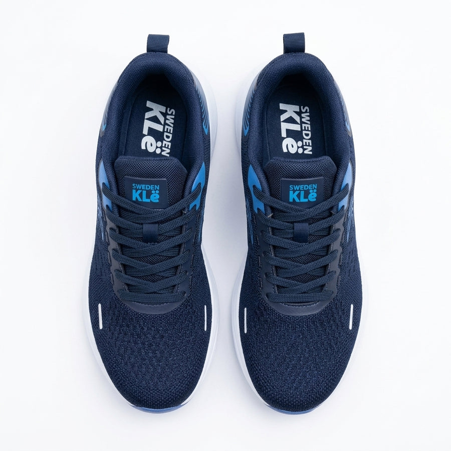 Baskets Homme Sweden KLE Bleu Marine & Bleu – Importées d’Espagne 🇪🇸