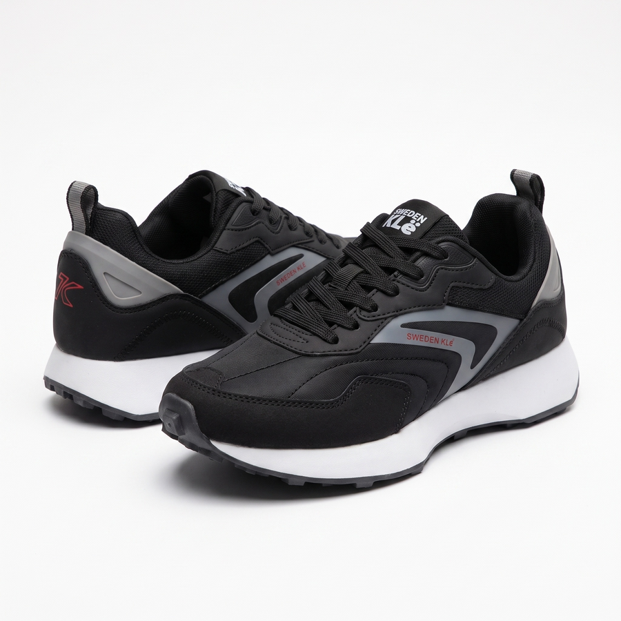 Baskets Homme Sweden KLE – Importées d’Espagne 🇪🇸 – Noir