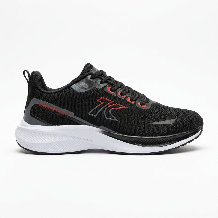 Baskets Homme Sweden KLE Noir & Rouge – Importées d’Espagne 🇪🇸