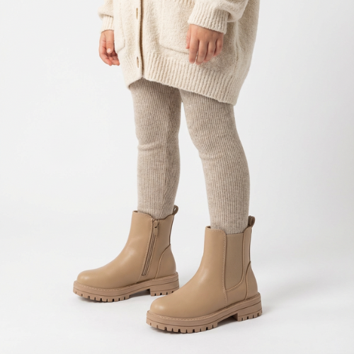 Bottines Chelsea Beige