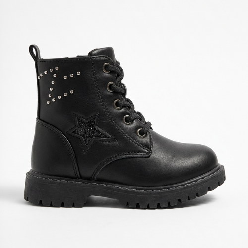 Bottines Étoile Glitter – Importées d’Espagne 🇪🇸