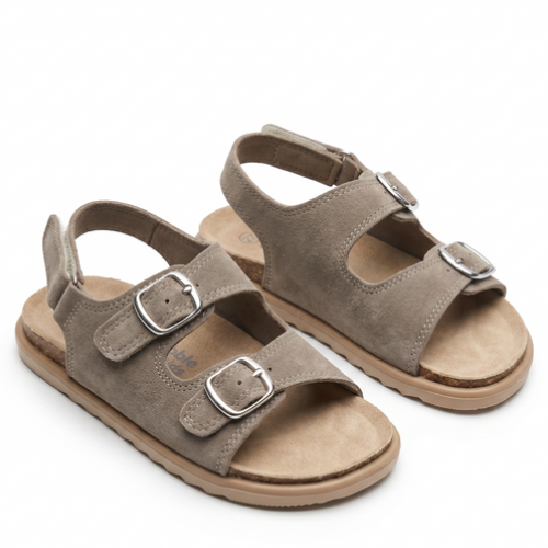 Sandales Enfant Boucles & Scratch – Importées d'Espagne 🇪🇸 – Beige