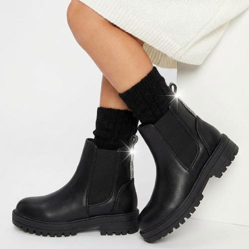 Bottines Chelsea Noires – Importées d’Espagne 🇪🇸