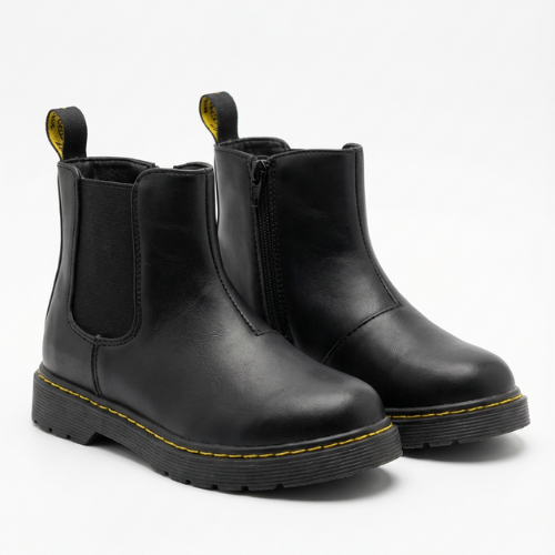 Bottines Chelsea Noires Robust – Importées d’Espagne 🇪🇸
