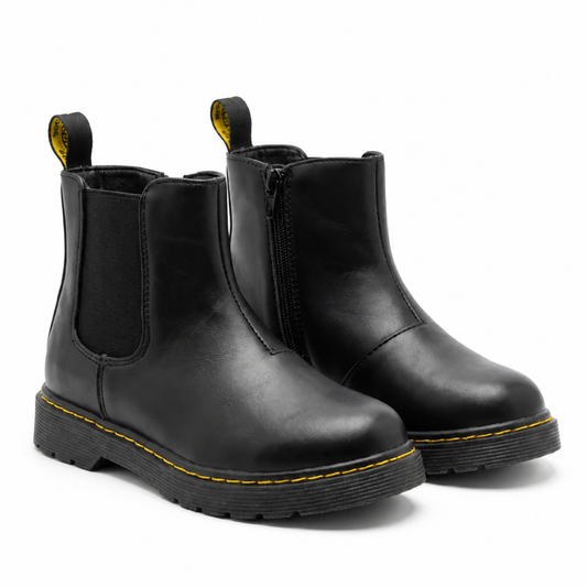 Bottines Chelsea Noires Robust – Bombas Maroc