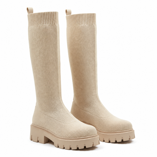 Bottes chaussette femme beige – Bombas Maroc