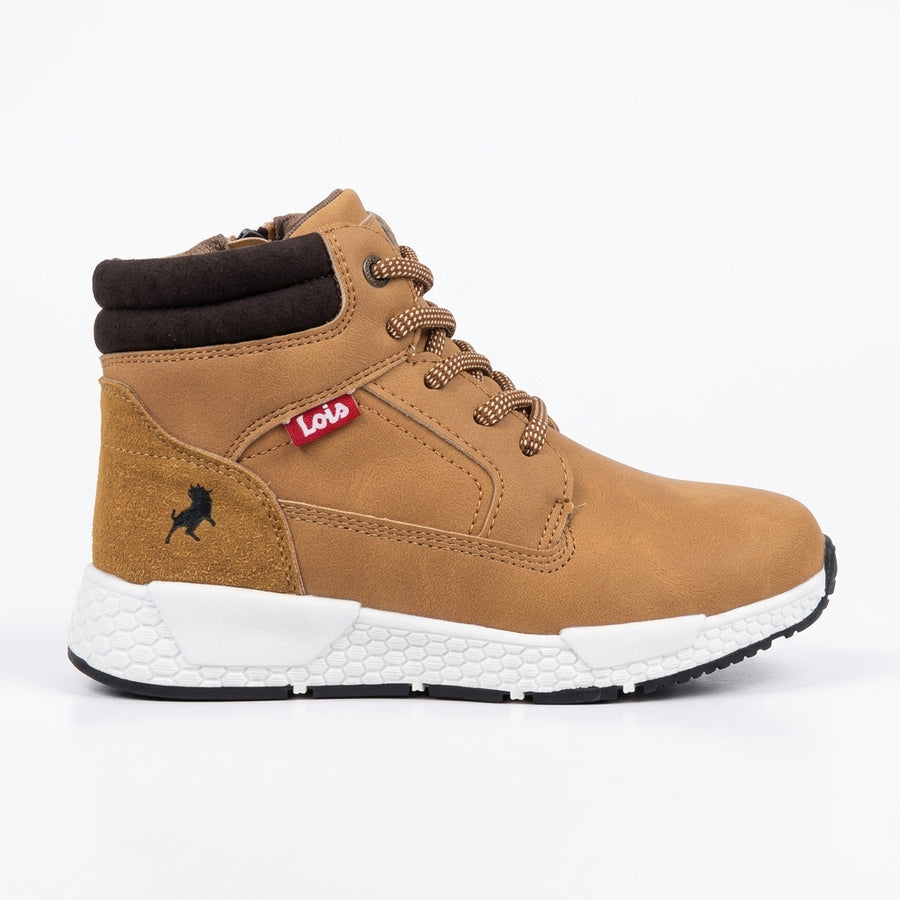 Bottines Garçon LOIS Camel – Importées d'Espagne 🇪🇸 – Zip & Lacets