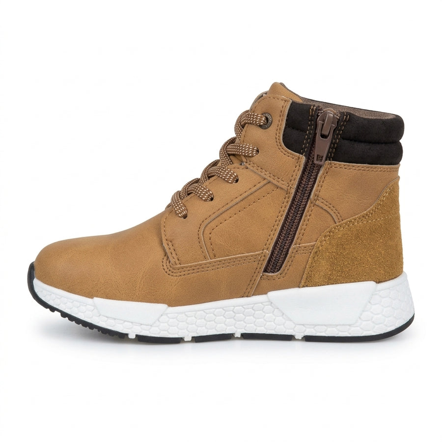 Bottines Garçon LOIS Camel – Importées d'Espagne 🇪🇸 – Zip & Lacets