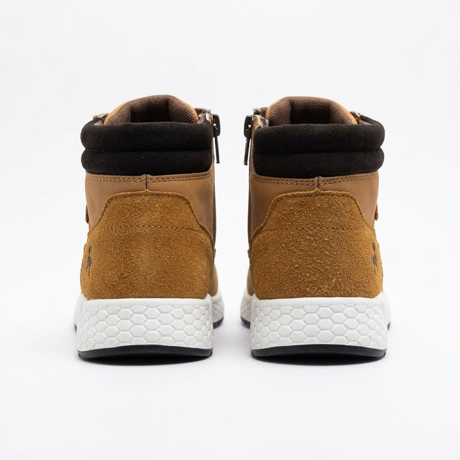 Bottines Garçon LOIS Camel – Importées d'Espagne 🇪🇸 – Zip & Lacets