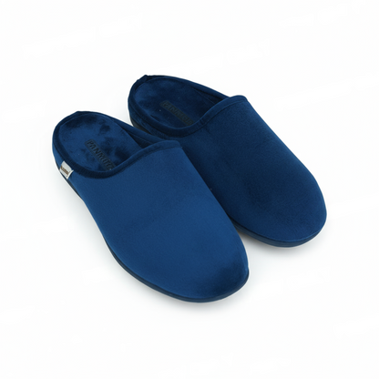chaussures d’intérieur homme bleu marine hiver
