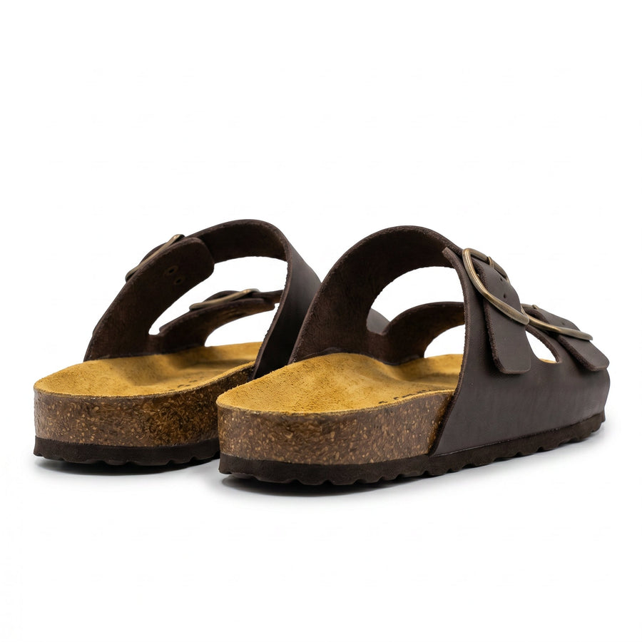 Sandales Homme Canadian John Cuir – Made in Spain 🇪🇸 – Marron