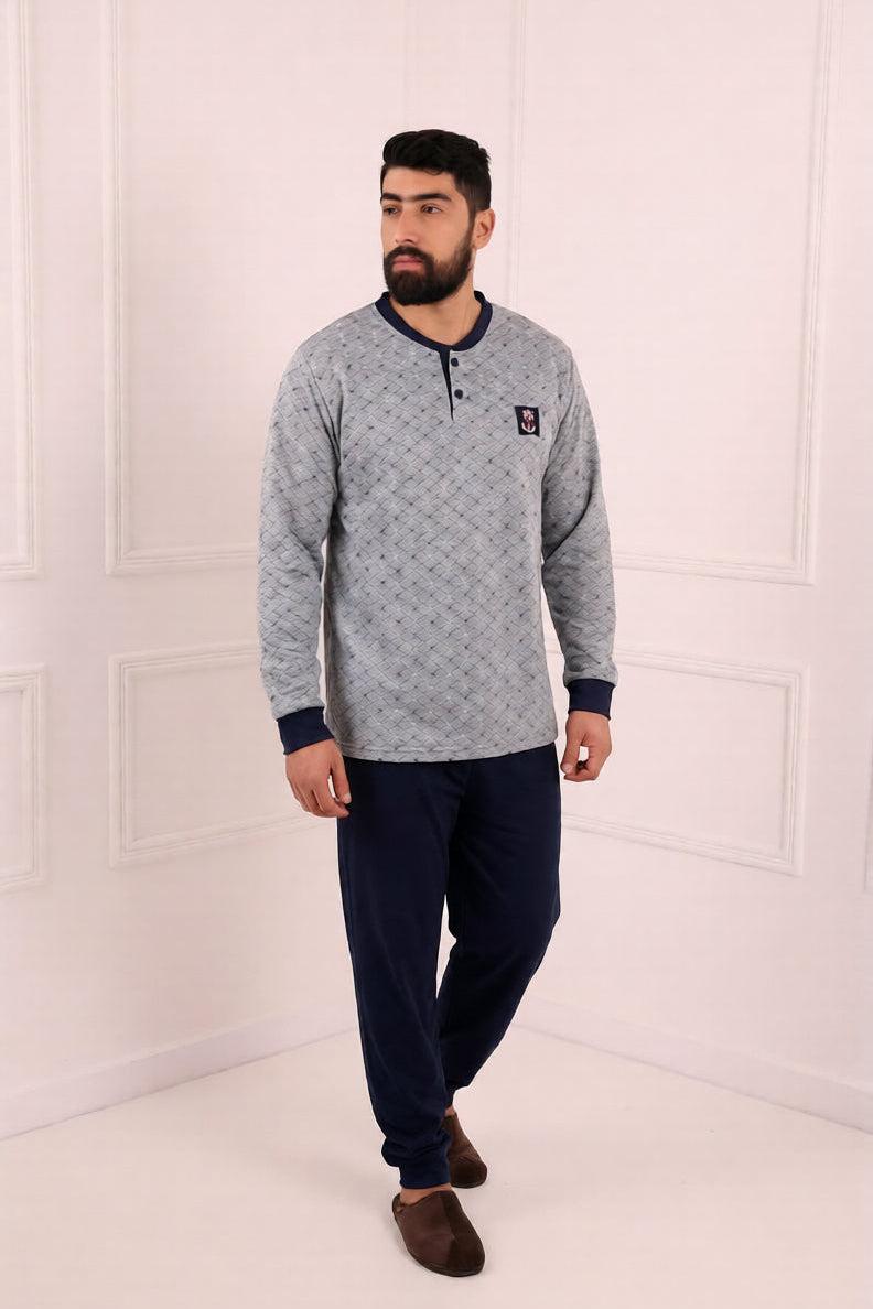 Pyjama de nuit hivernal luxueux avec qualité espagnole authentique 100% (Haut & Pantalon) – MINI KETTEN