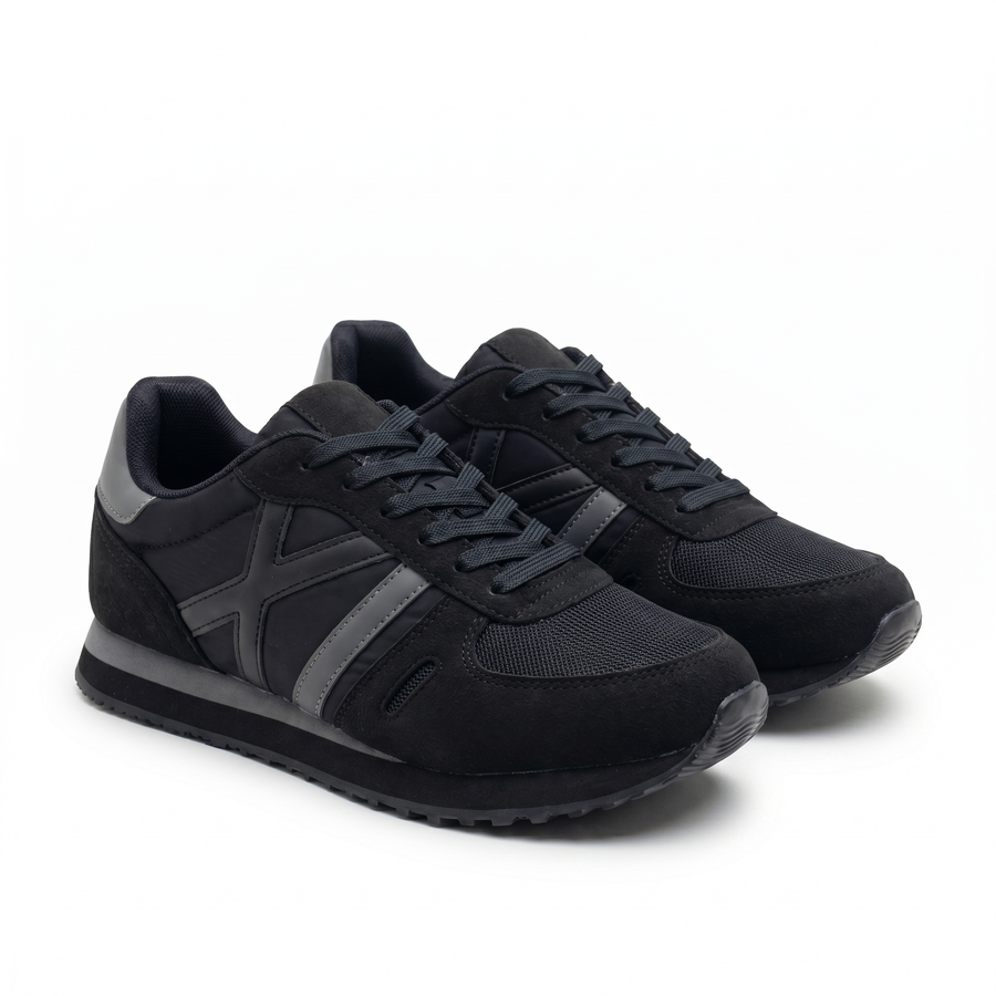Baskets Homme All Black Minimalistes – Importées d’Espagne 🇪🇸 – Noir