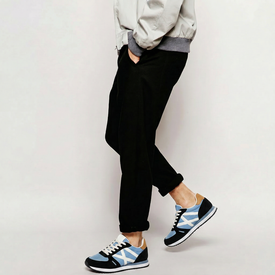 Baskets Homme Sport Mesh – Importées d’Espagne 🇪🇸 – Bleu & Noir
