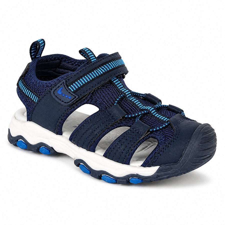 Sandale Sport Enfant Fermée – Bleu Électrique -Importées d’Espagne 🇪🇸
