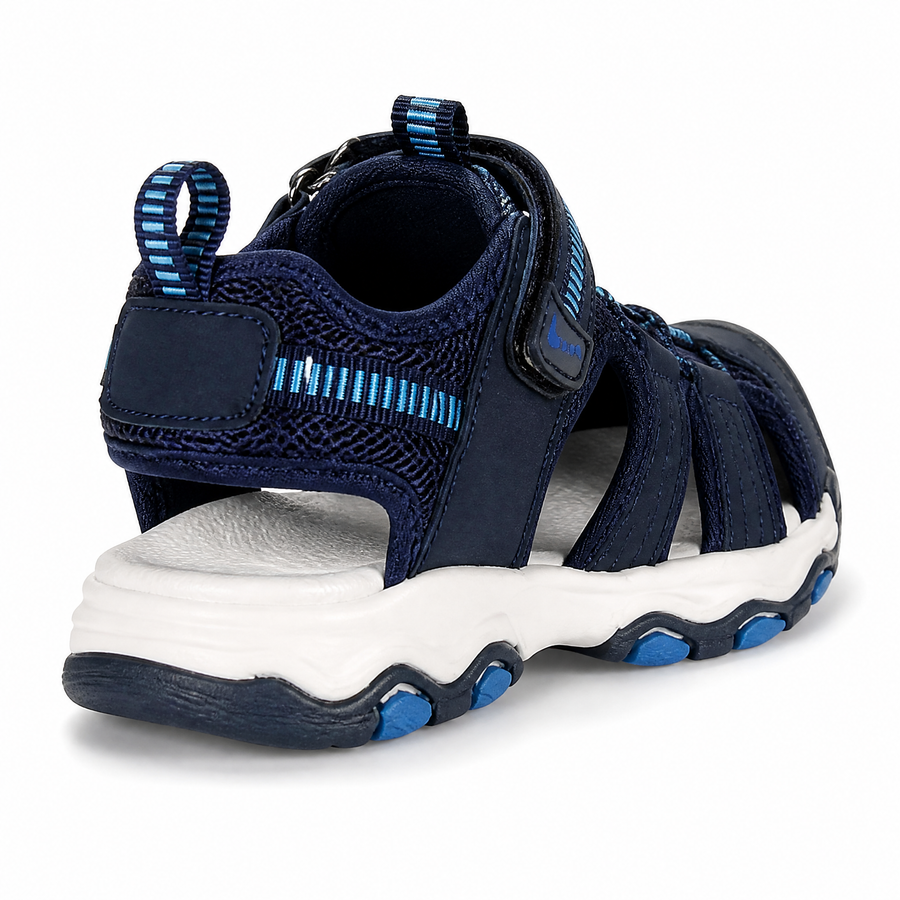 Sandale Sport Enfant Fermée – Bleu Électrique -Importées d’Espagne 🇪🇸