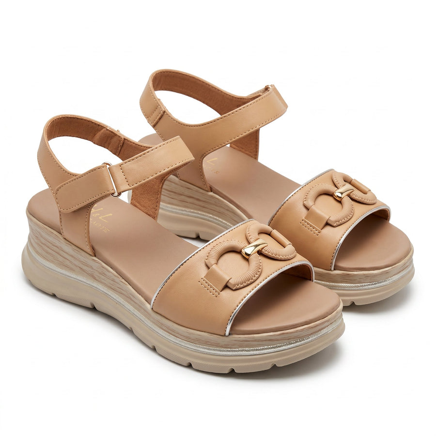 Sandales Femme Bride Cheville – Importées d'Espagne 🇪🇸 – Beige