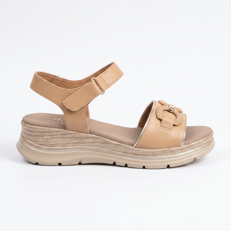 Sandales Femme Bride Cheville – Importées d'Espagne 🇪🇸 – Beige