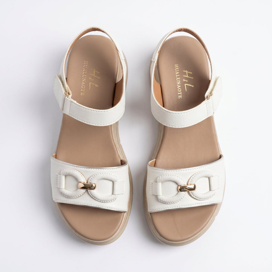 Sandales Femme Bride Cheville – Importées d'Espagne 🇪🇸 – Blanc