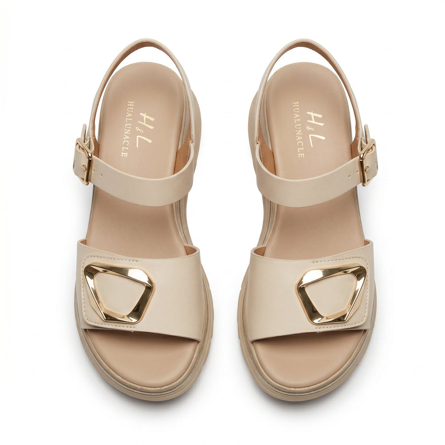 Sandales Femme H&L – Importées d'Espagne 🇪🇸 – Dorée