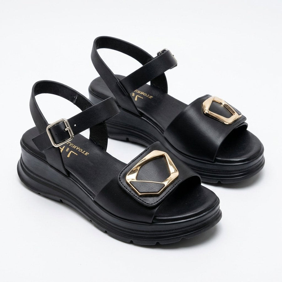Sandales Femme H&L – Importées d'Espagne 🇪🇸 – Noir