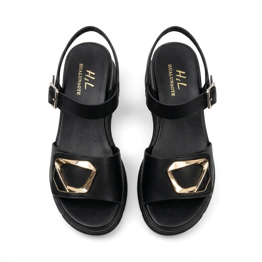 Sandales Femme H&L – Importées d'Espagne 🇪🇸 – Noir