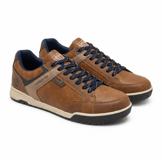 Sneakers Homme LEOSS Marron – Bombas Maroc