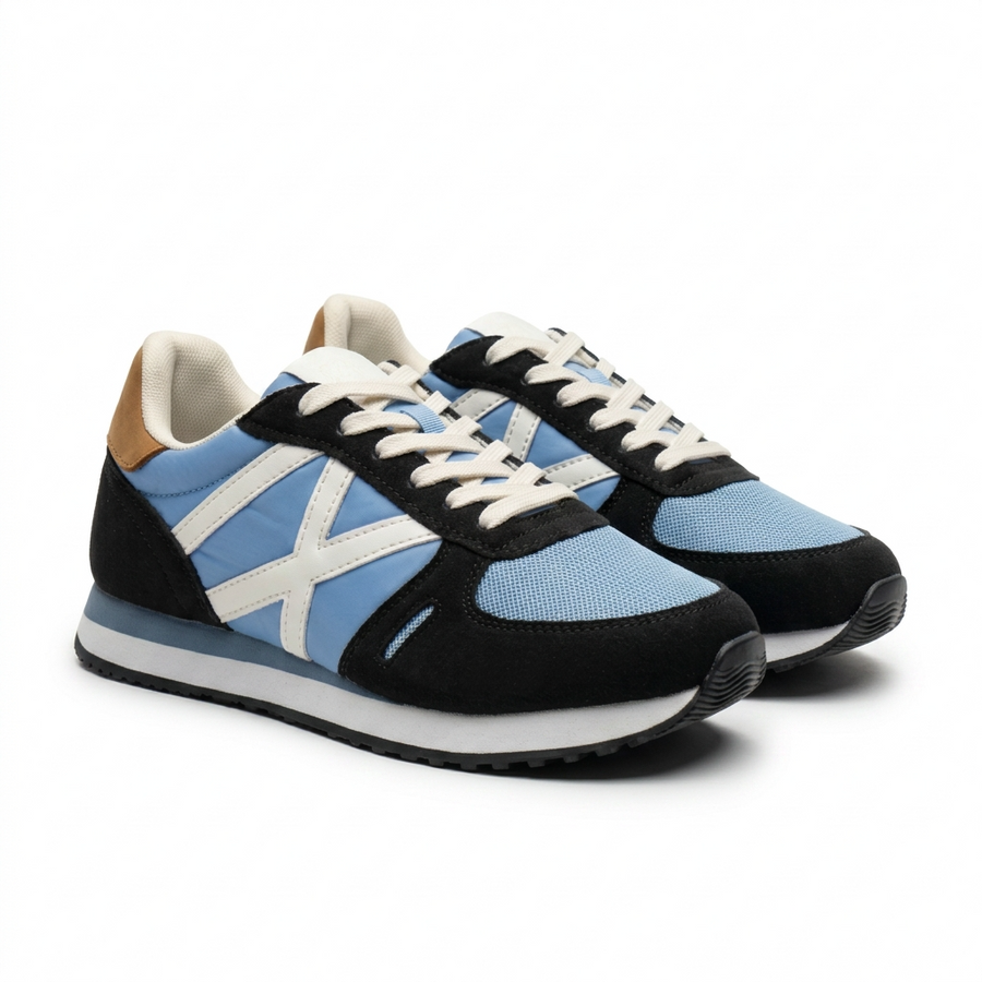 Baskets Homme Sport Mesh – Importées d’Espagne 🇪🇸 – Bleu & Noir