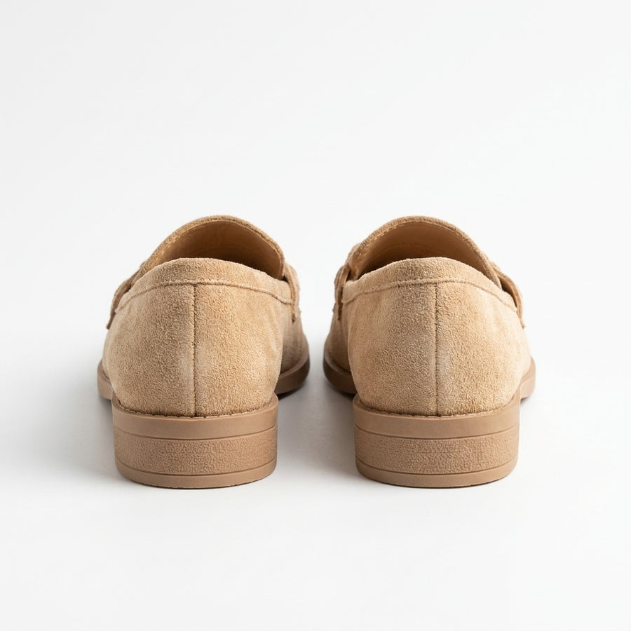 Mocassins Femme Tressés – Camel