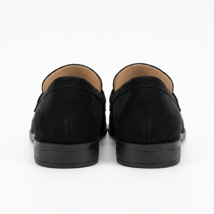 Mocassins Femme Tressés – Noir