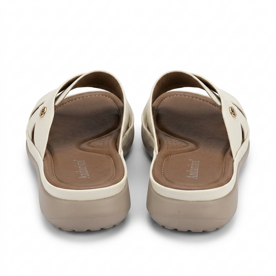 Sandales Femme Andarina – Brides Croisées – Importées d'Espagne 🇪🇸 – Blanc