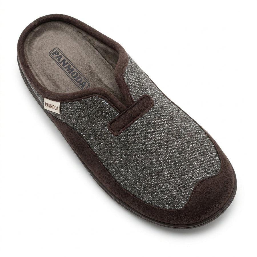 Pantoufles Homme Hiver PANMODA 826 – made in spain 🇪🇸 – Marron