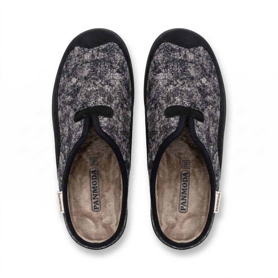 Pantoufles Homme Hiver PANMODA 831 – made in spain 🇪🇸 – Gris_Anthracite