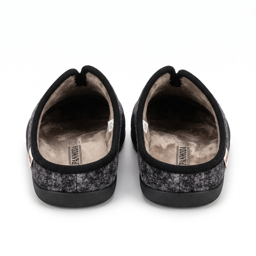 Pantoufles Homme Hiver PANMODA 831 – made in spain 🇪🇸 – Gris_Anthracite