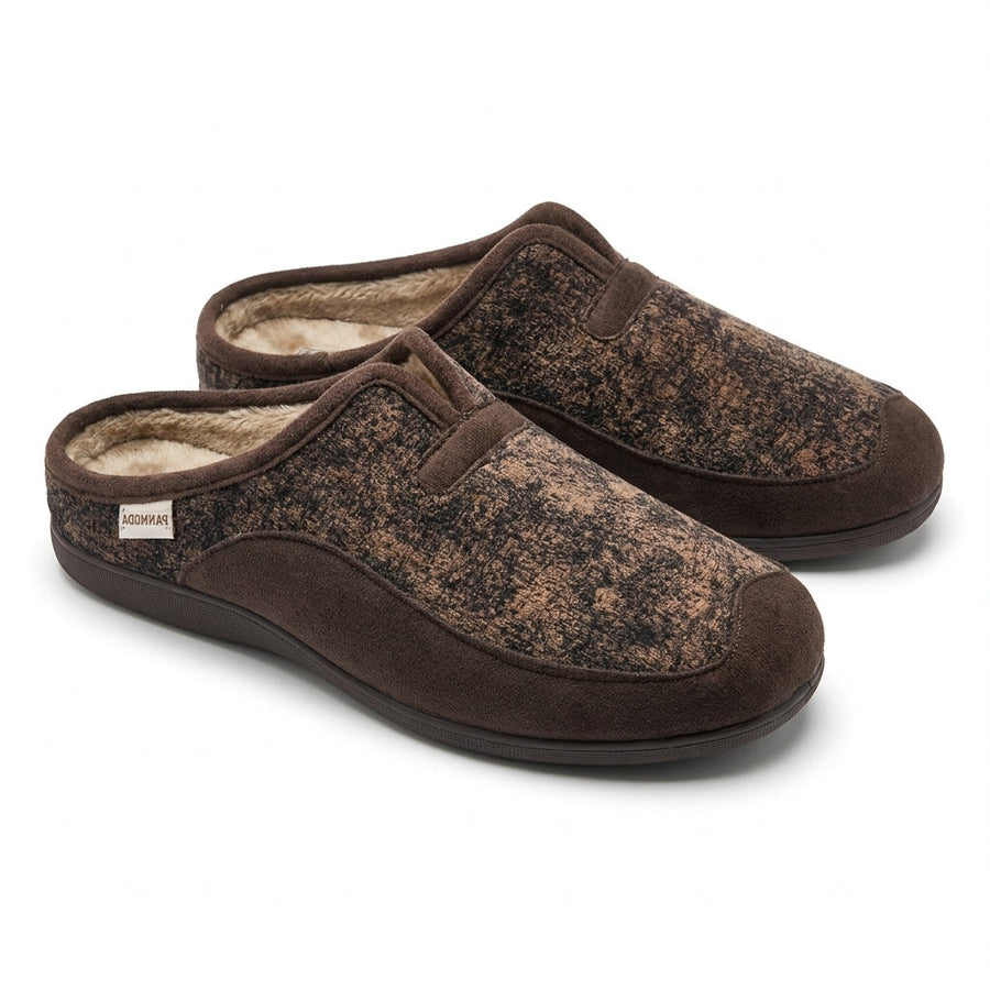 Pantoufles Homme Hiver PANMODA 831 – made in spain 🇪🇸 – Marron