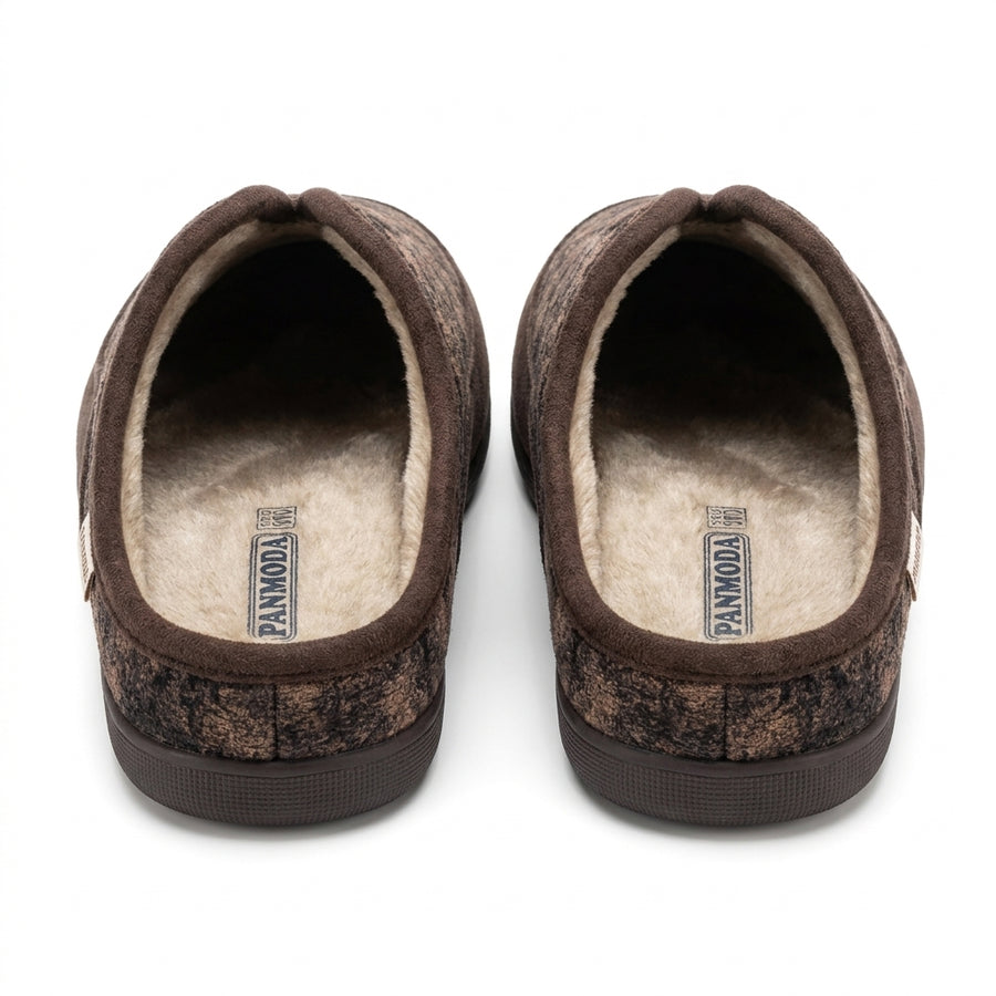 Pantoufles Homme Hiver PANMODA 831 – made in spain 🇪🇸 – Marron