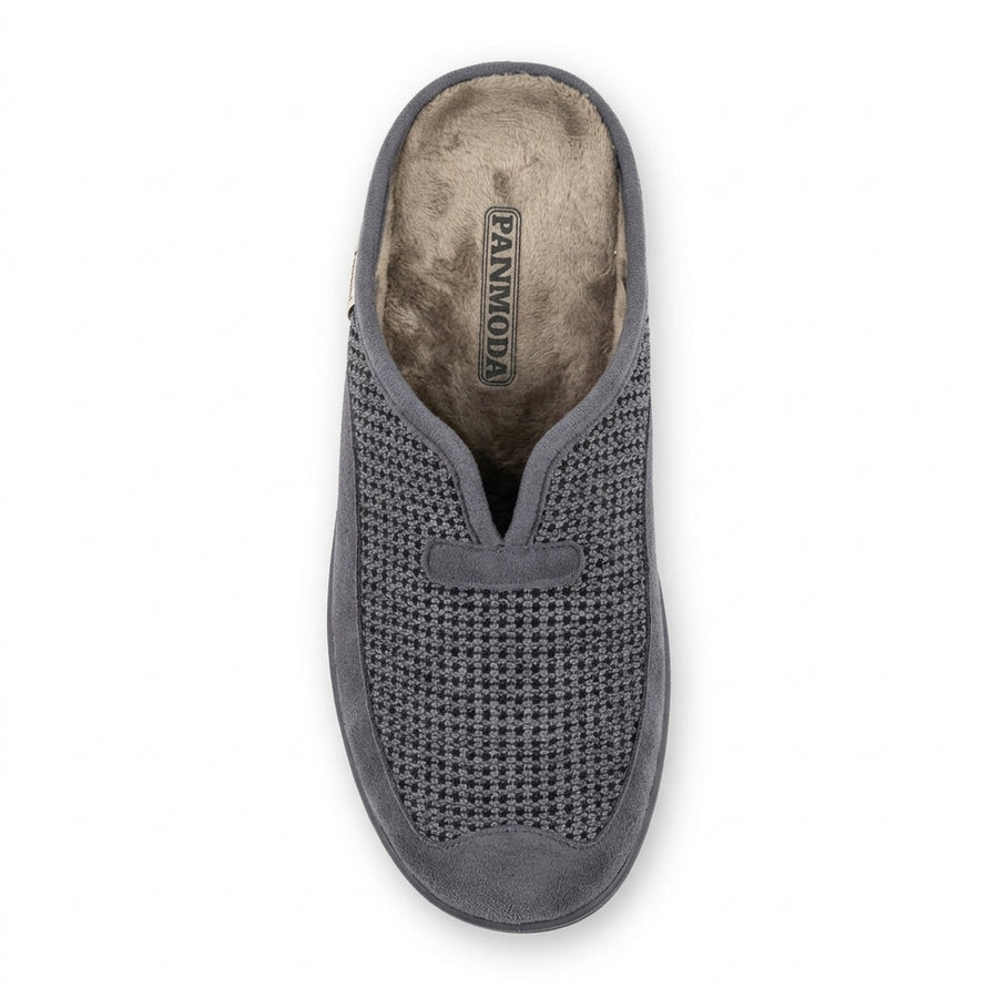 Pantoufles Homme Hiver PANMODA 832 – made in spain 🇪🇸 – Gris