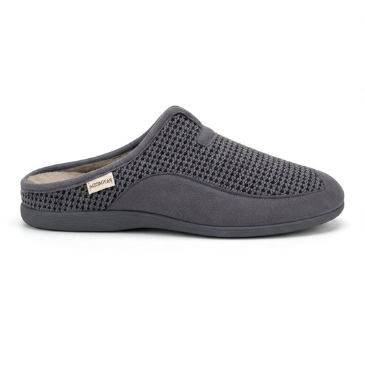 Pantoufles homme PANMODA 832 gris – vue de profil – Bombas Maroc