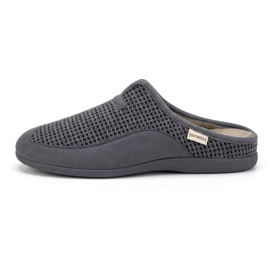 Pantoufles Homme Hiver PANMODA 832 – made in spain 🇪🇸 – Gris