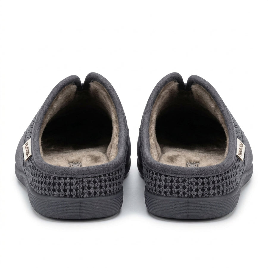 Pantoufles Homme Hiver PANMODA 832 – made in spain 🇪🇸 – Gris