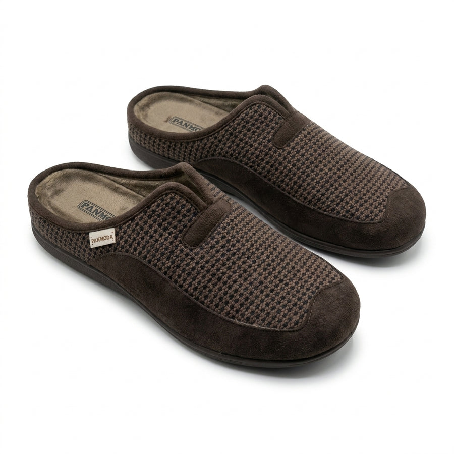 Pantoufles Homme Hiver PANMODA 832 – made in spain 🇪🇸 – Marron