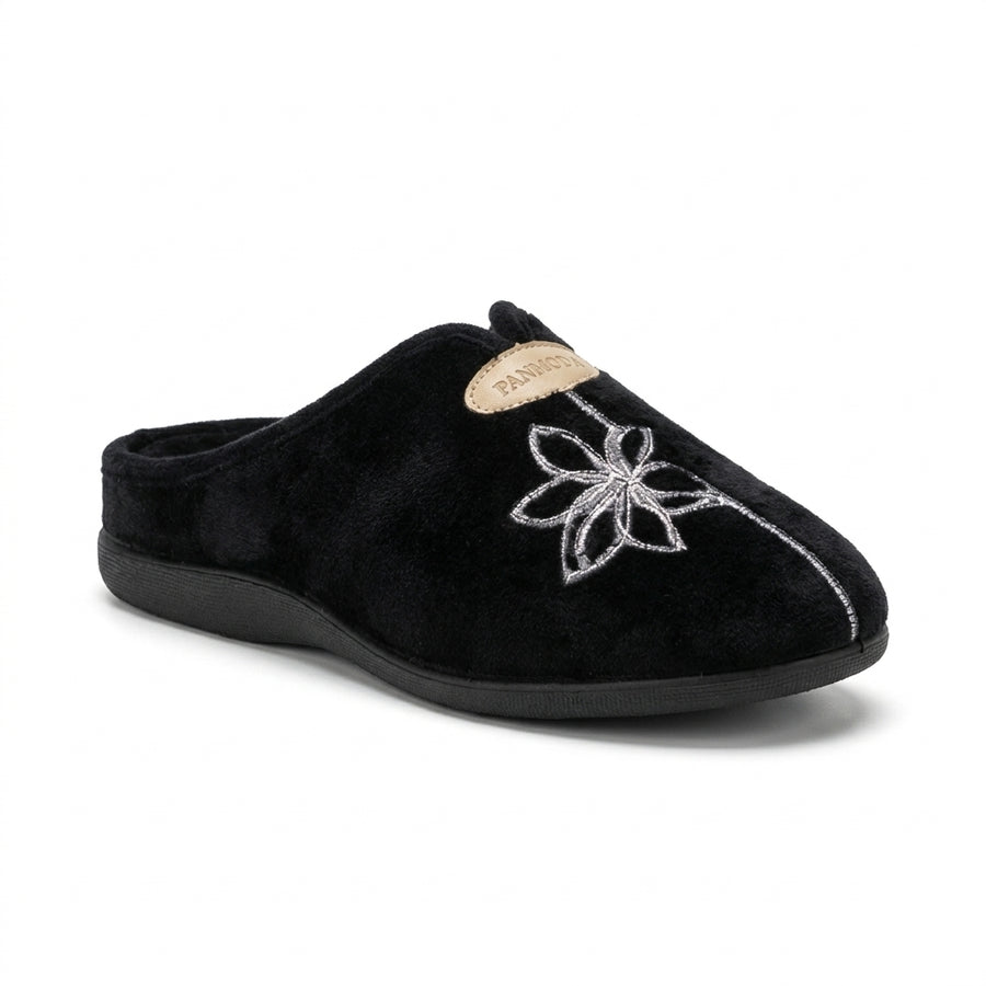 Pantoufles Femme Hiver PANMODA – made in spain 🇪🇸 – Noir