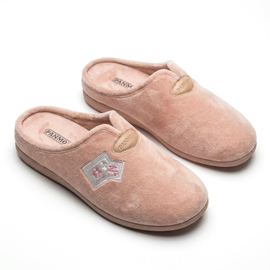 Pantoufles Femme Hiver PANMODA – made in spain 🇪🇸 – Rose Poudré
