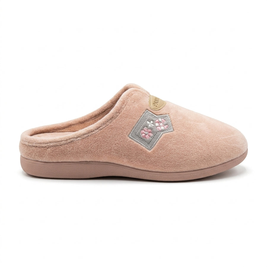 Pantoufles Femme Hiver PANMODA – made in spain 🇪🇸 – Rose Poudré