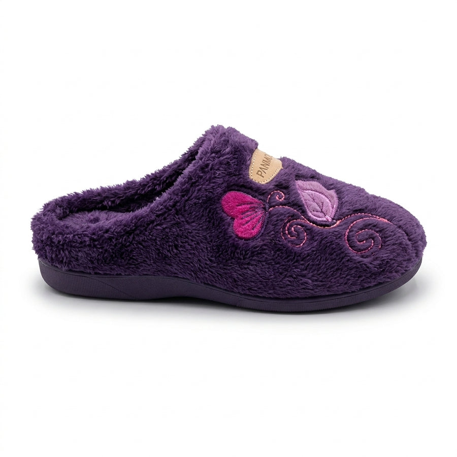 Pantoufles Femme Hiver PANMODA – made in spain 🇪🇸 – Violet