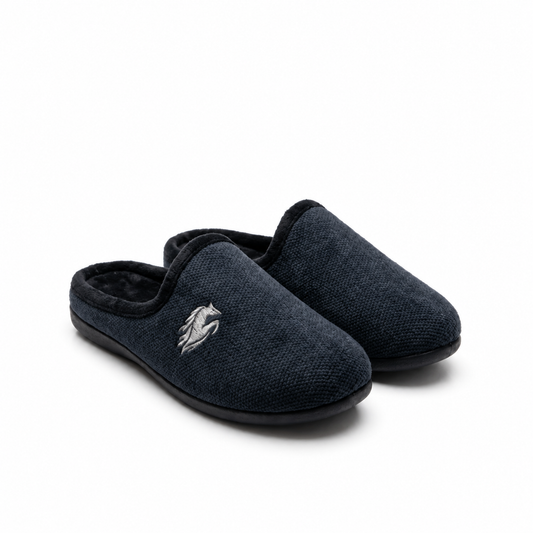 Pantoufles Garçon d’Hiver Gris Anthracite – Bombas Maroc