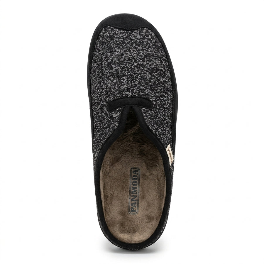 Pantoufles Homme Hiver PANMODA 827 – made in spain 🇪🇸 – Noir