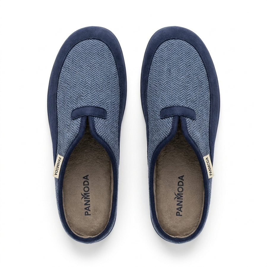 Pantoufles Homme Hiver PANMODA 820 – made in spain 🇪🇸 – Bleu